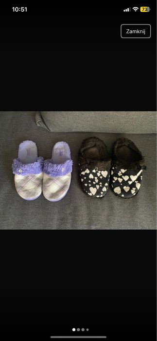 Kapcie LaSenza 2 pary rozm.39