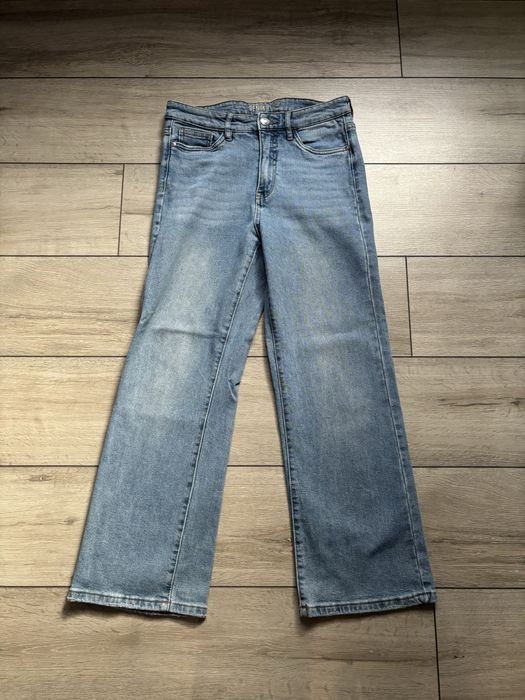 Jeansy damskie dzwony 38