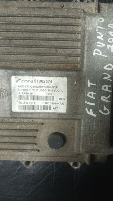 Centralina fiat punto diesel 2010