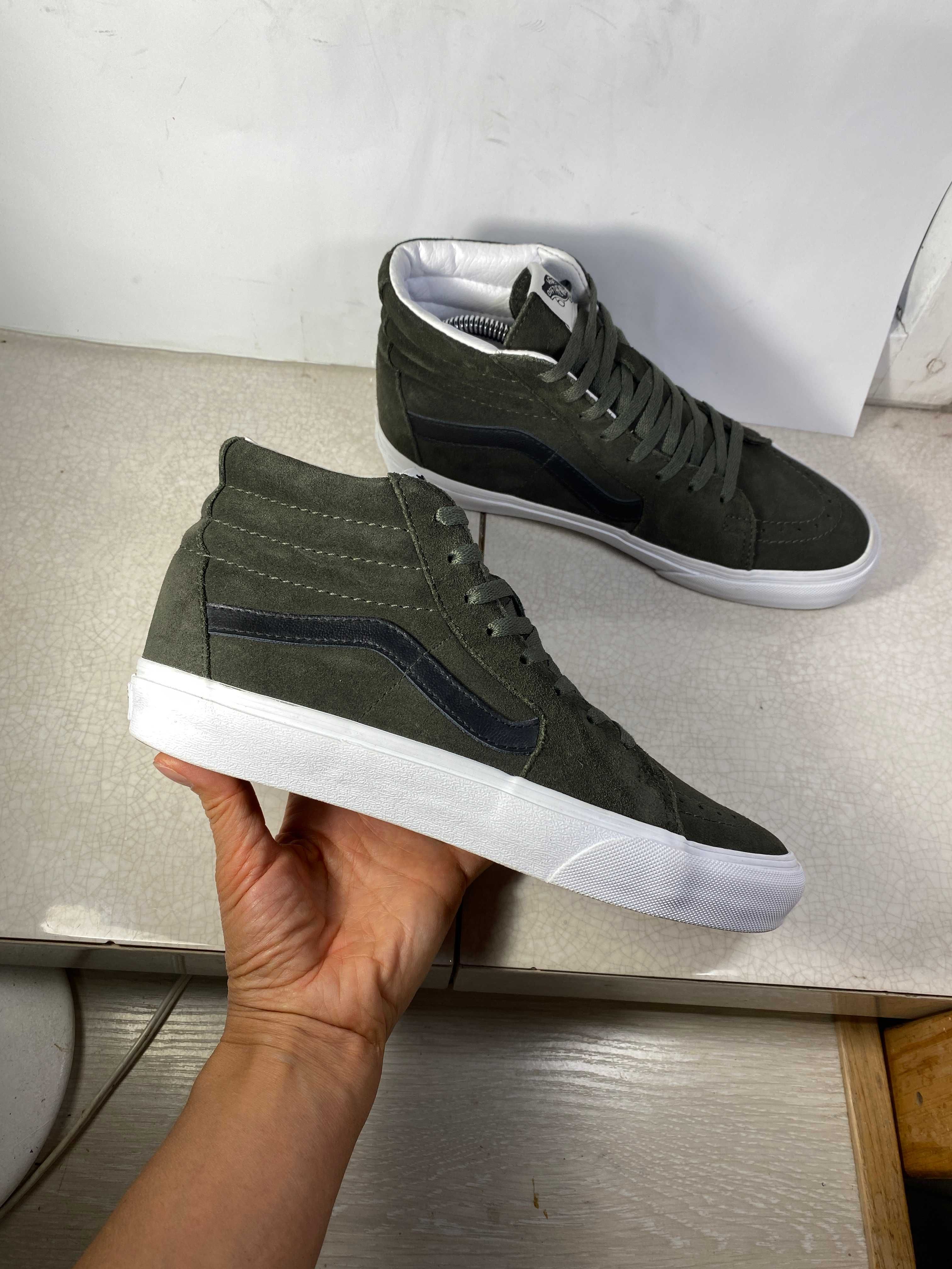 vans old skool zip замшевые высокие кеды кроссовки 40р 25,5см оригинал