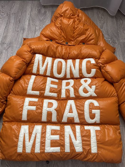 Куртка MONCLER FRAGMENT HIROSHI FUJIWARA, помаранчевого кольору