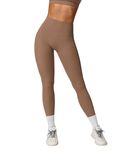 Легінси Alo Yoga V-Back Butt Lift Leggings Mocha Brown CCK8524-MBN