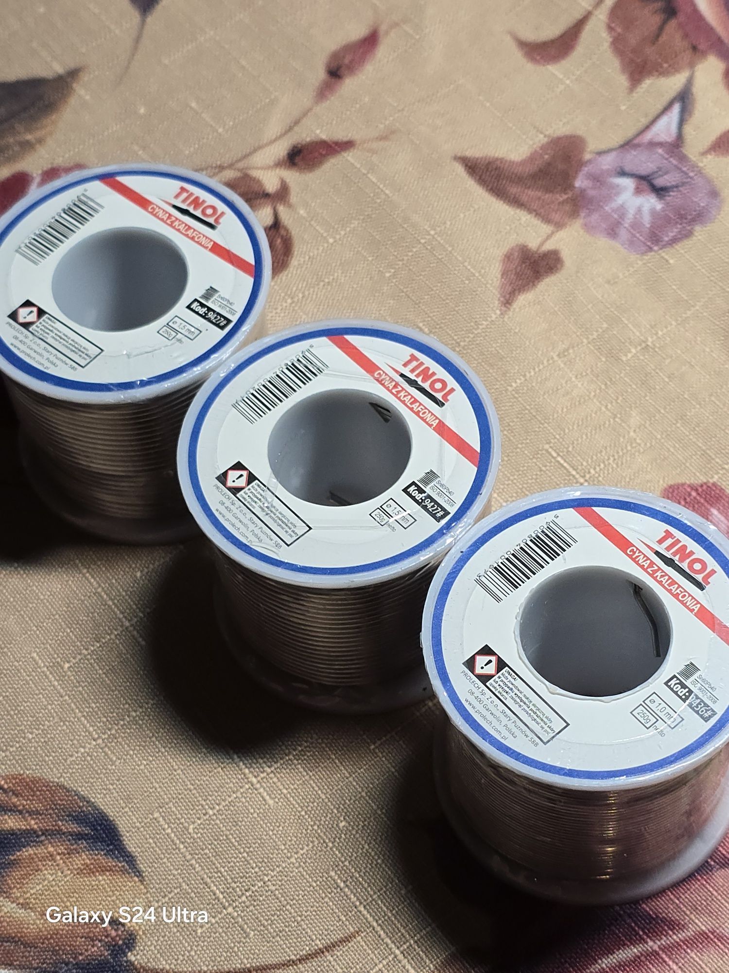 Cyna 250g 1.5 mm lub 1 mm
