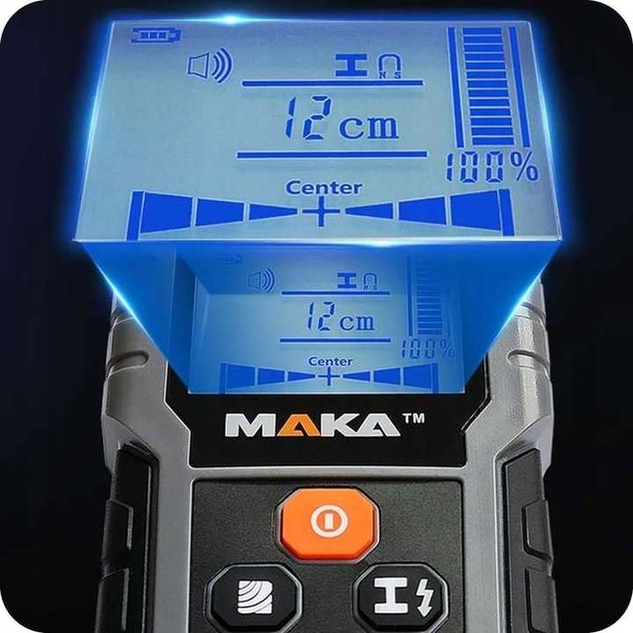 Wykrywacz Detektor Przewodów Kabli Metali Drewna W Ścianie NOWY LCD