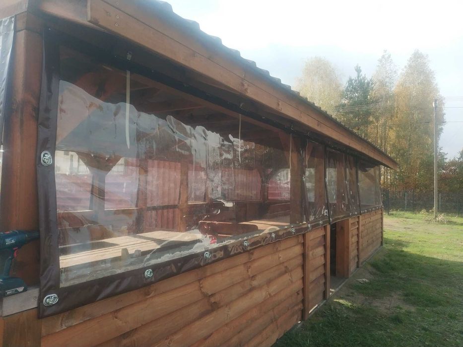 Plandeki na altany i tarasy | Odporne na deszcz i wiatr, na wymiar
