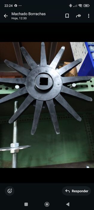 Estrela borracha  máquina desfolhadora