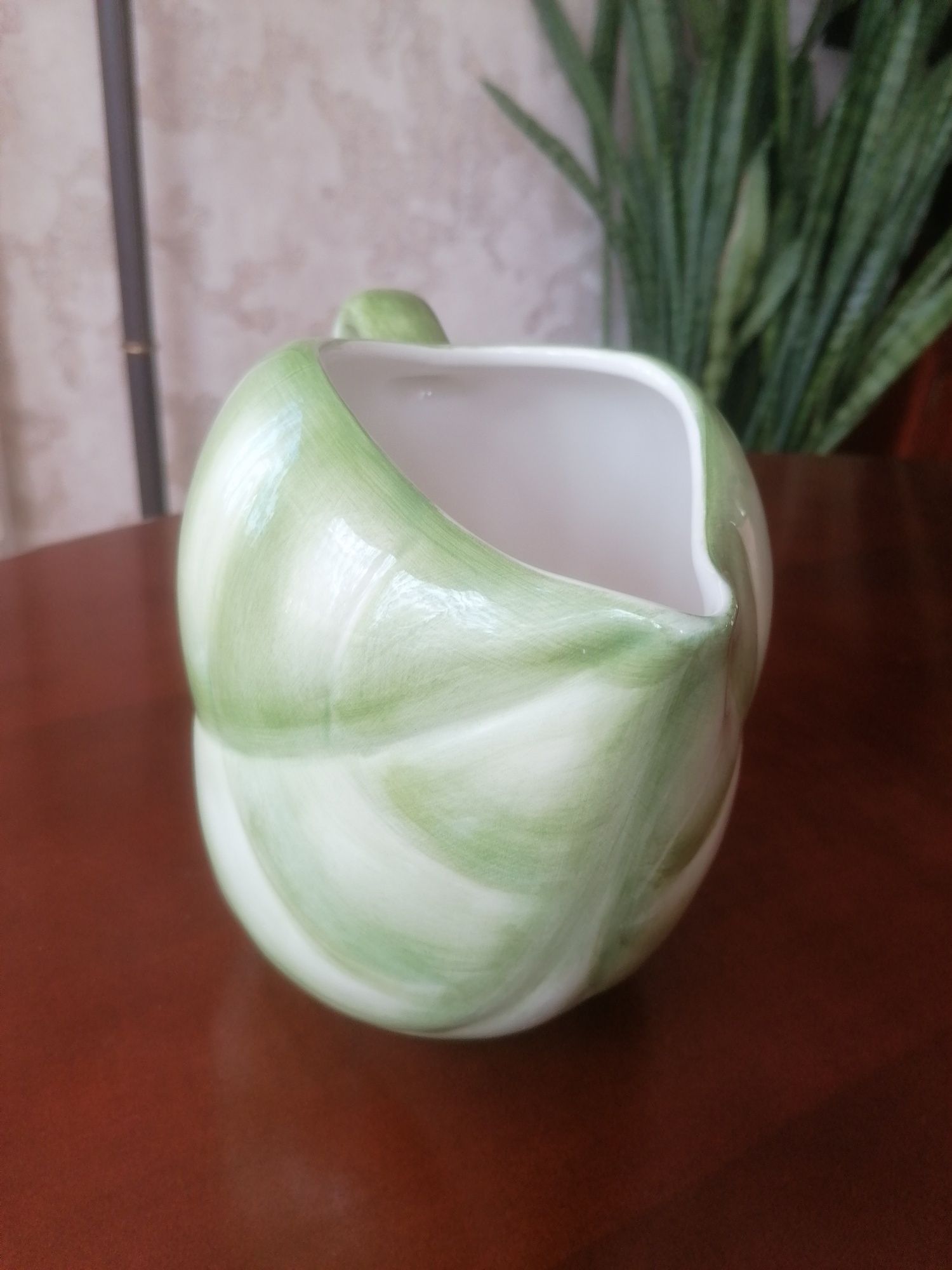 Dzbanek ceramiczny liście