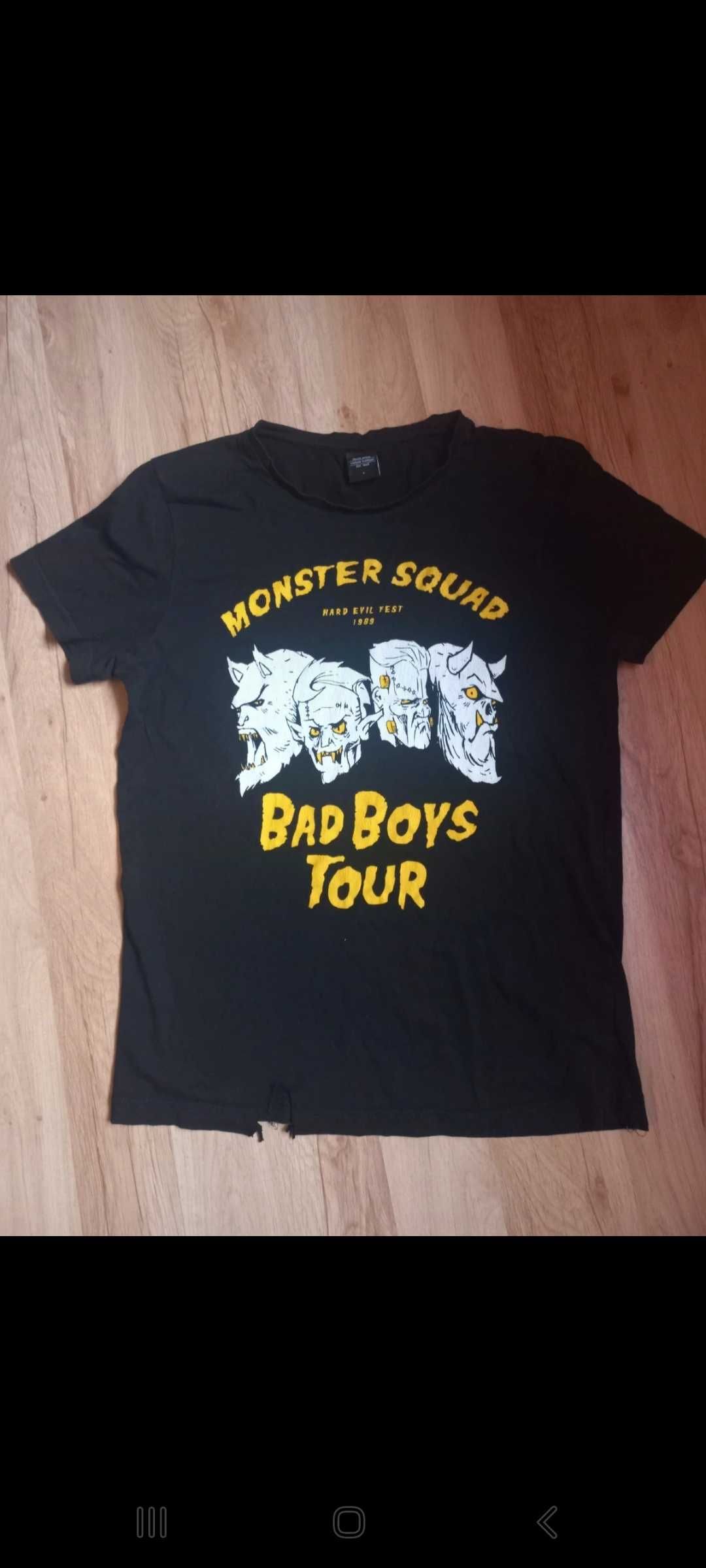 T shirt Monster Square Brand Hause L koszulka piękna