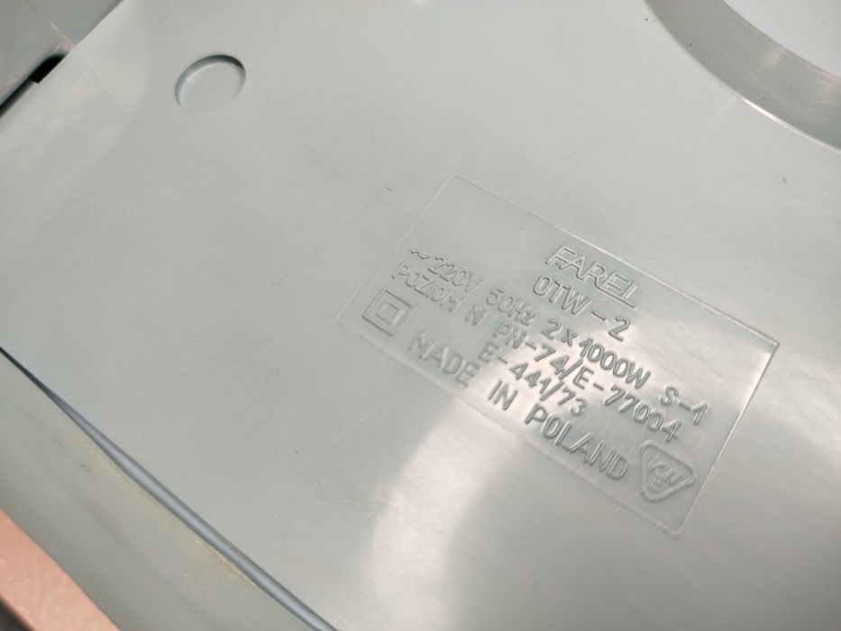 Termowentylator Farelka Farel OTW - 2 2x1000Watt