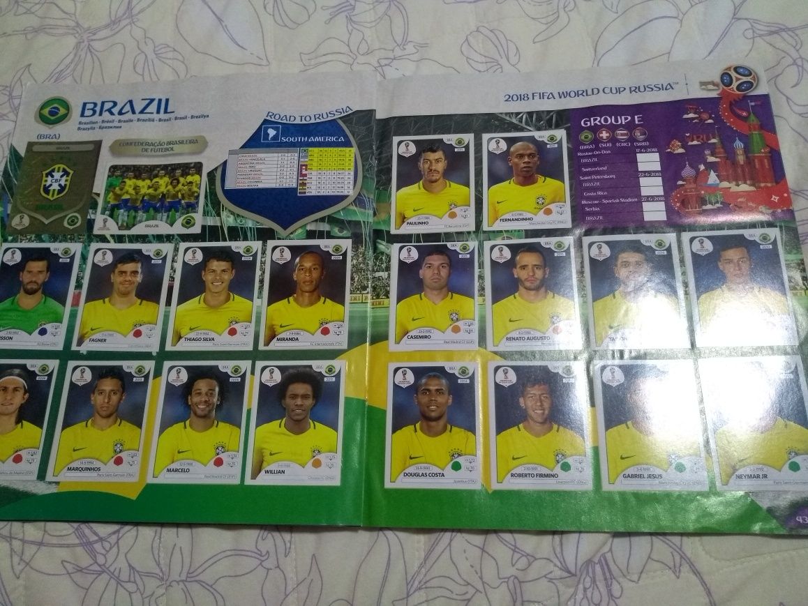 Album Panini Copa Rússia 2018
