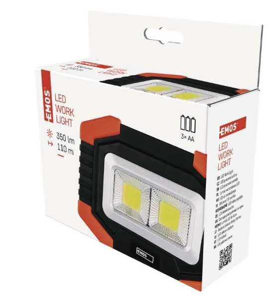 Lampa na biwak, uniwersalna,  LED COB 350 lm