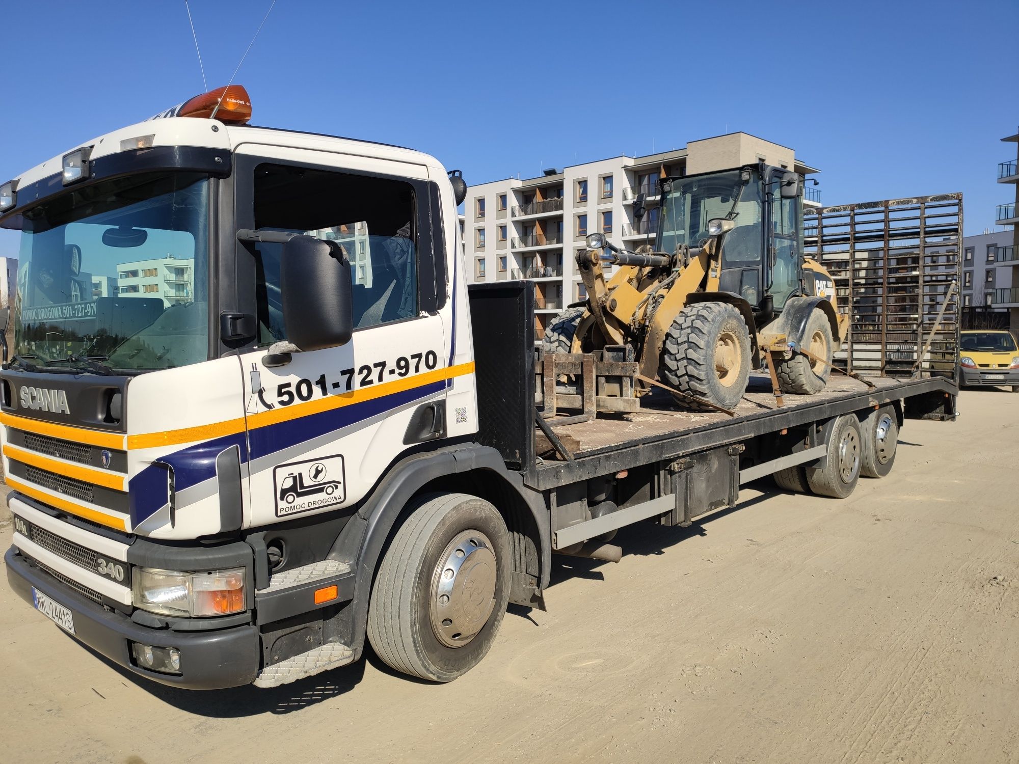 Usługi Transportowe Transport Maszyn "LOLEK" Pomoc drogowa Laweta