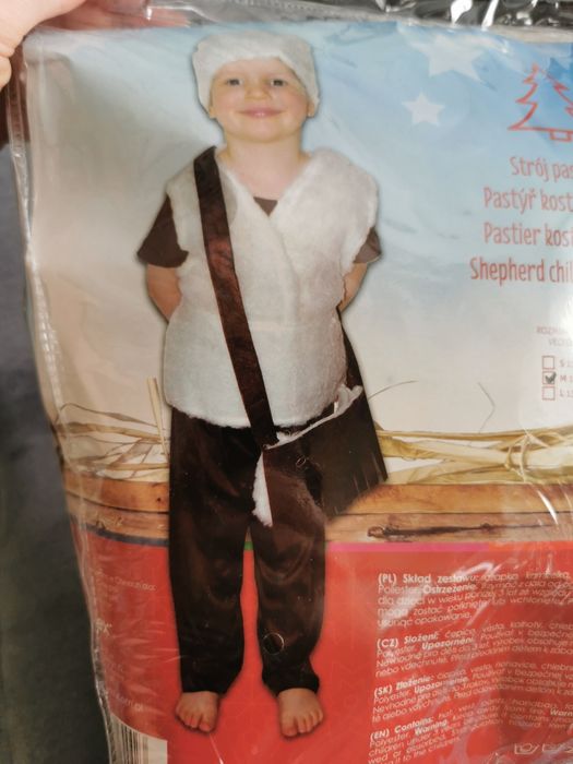 Strój pastuszka pastuszek szopka przebranie przedstawienie 120/130