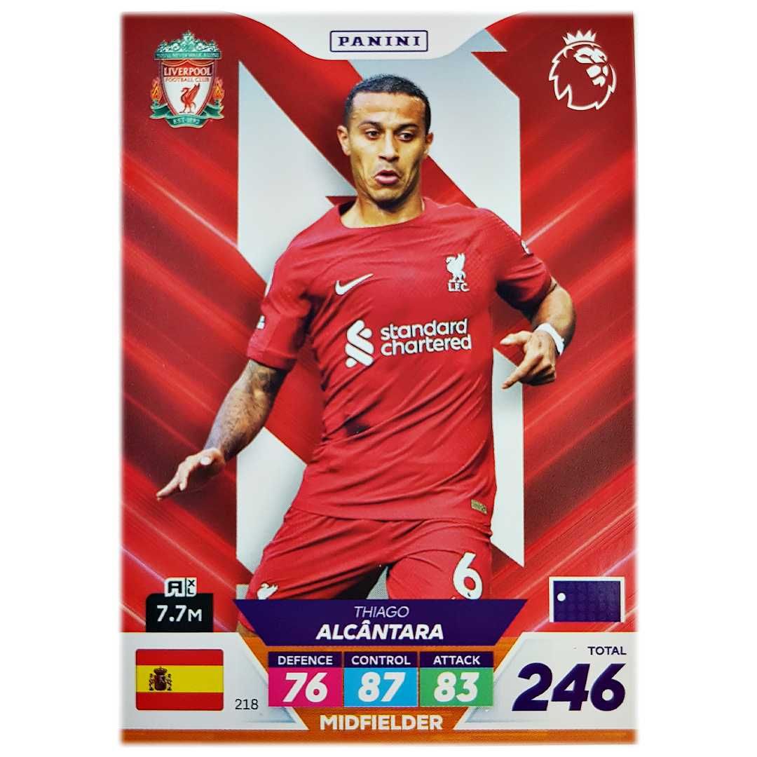 Karta Panini 218 Premier League 2023 Plus Thiago Alcantara