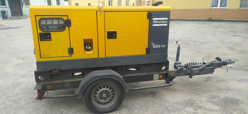 Generator Agregat Prądotwórczy ATLAS COPCO QAS 40 / przyczepa