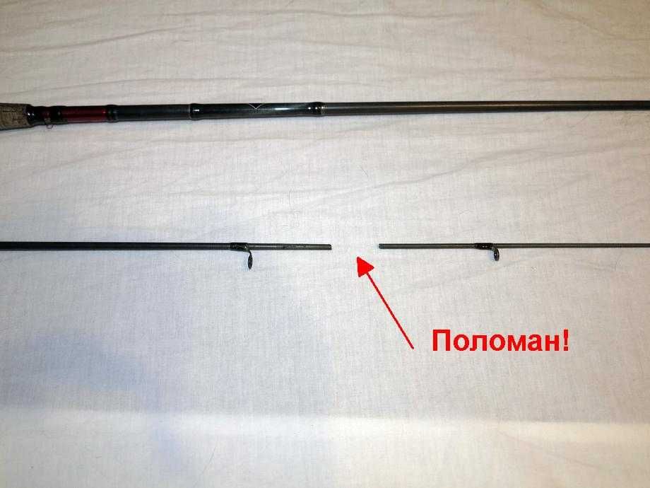 Спиннинг Shimano Catana поломан