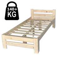 Łóżko 80x200 drewniane stelaż MAX MOCNE 140kg+ środkowa podpórka