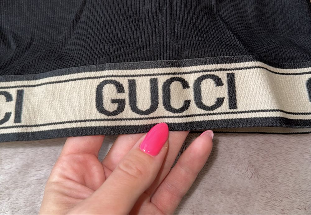 Кроп топ в рубчик на резинке поло кофта с длинным рукавом