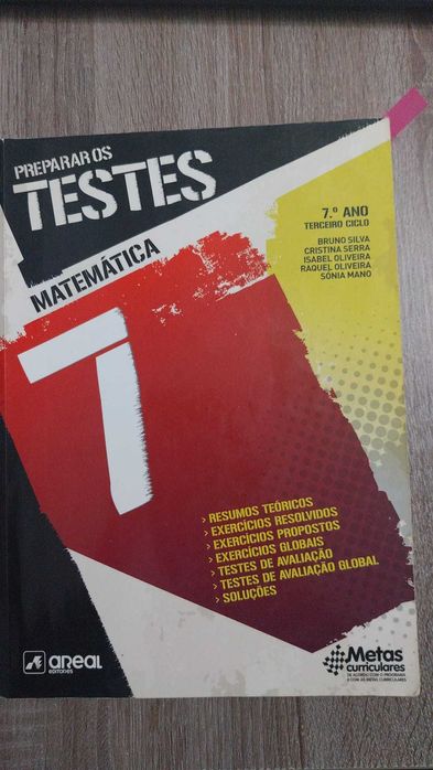 Livro Preparar os testes de Matemática de 7ºano