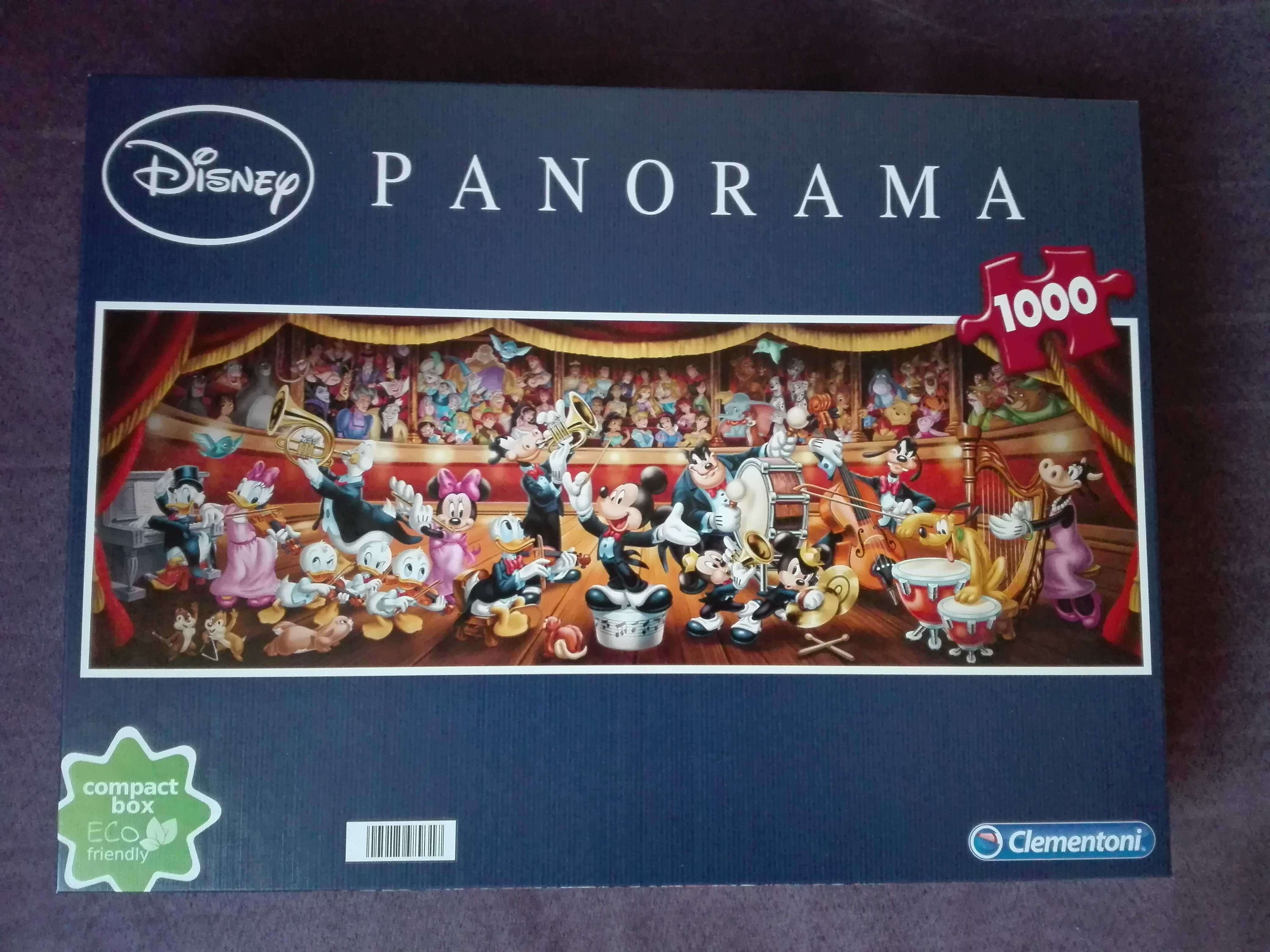 puzzle ułożone ponumerowane disney myszka miki 1000 części orkiestra