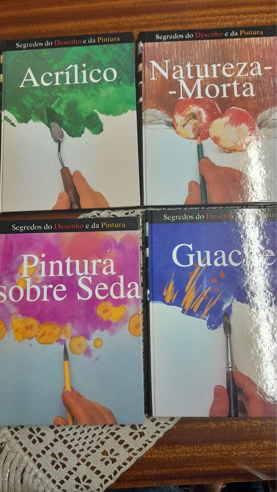 Coleção de livros Segredos do Desenho e da Pintura