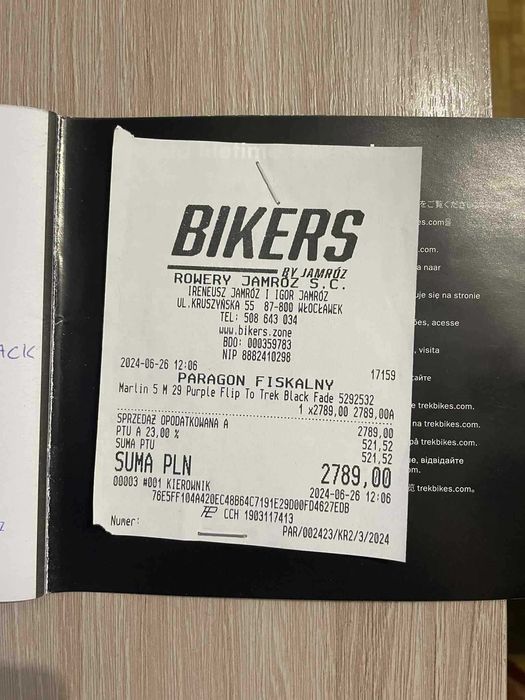 Doinwestowany Trek Marlin 5 gen 3 2025, (gwarancja)