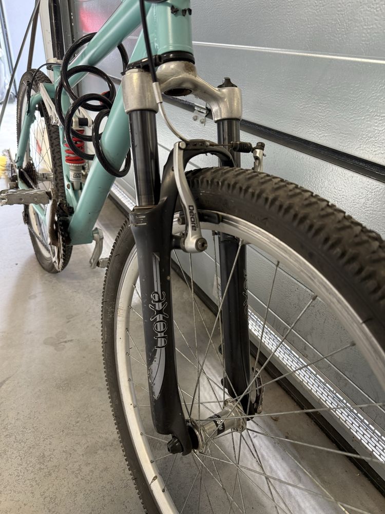 Rower górski MTB 26” full suspension Shimano Axon stan idealny