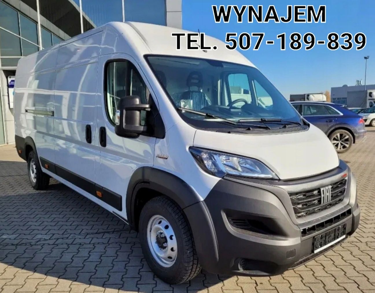 Wynajem Fiat Ducato L3H2 2021R. Nowy model.