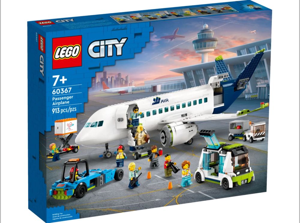 LEGO City Samolot pasażerski 60367