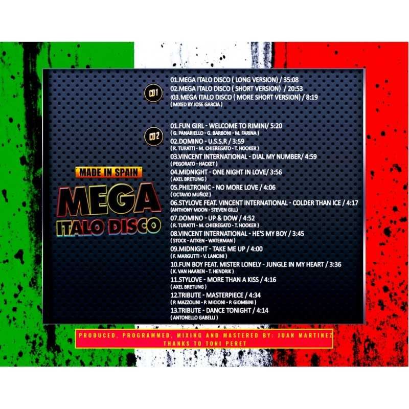 Mega Italo Disco Made In Spain (2 CD) (SPAIN)