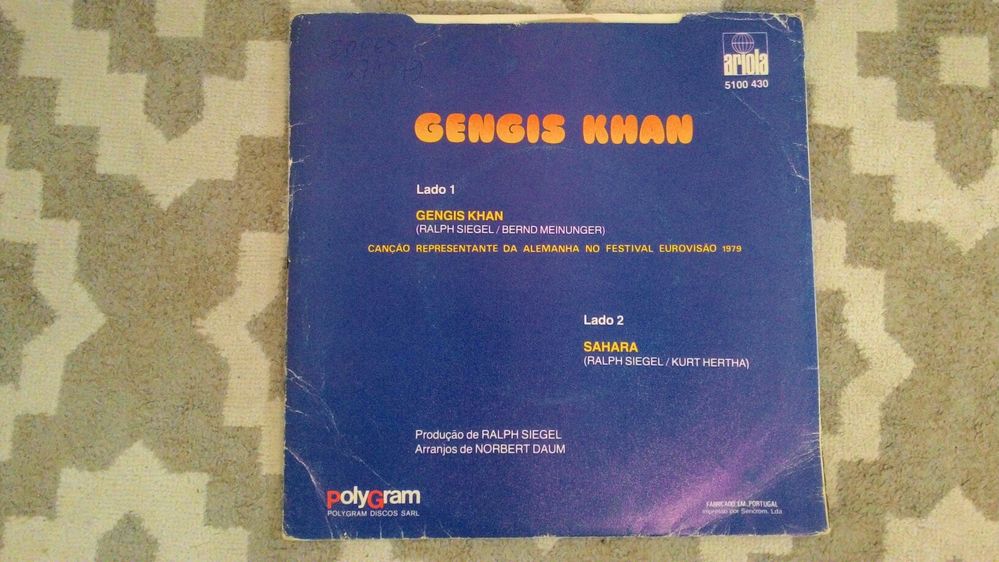 Disco vinil - Gengis Khan