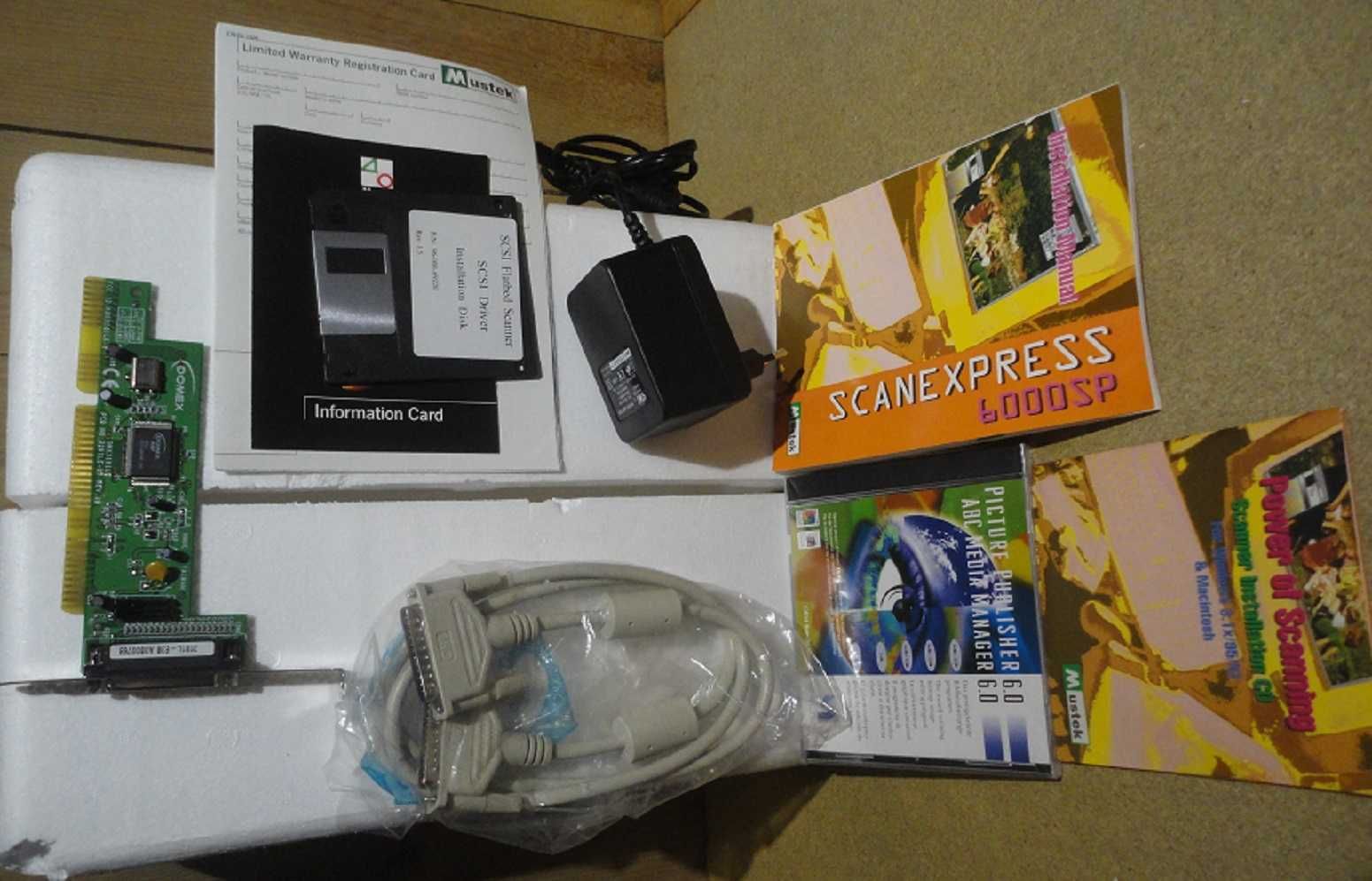 Scanner SCSI Mustek Scanexpress 6000 SP Novo