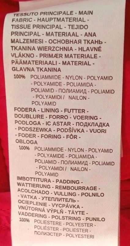Ciepła pikowana kurtka CMP rozmiar S malinowa