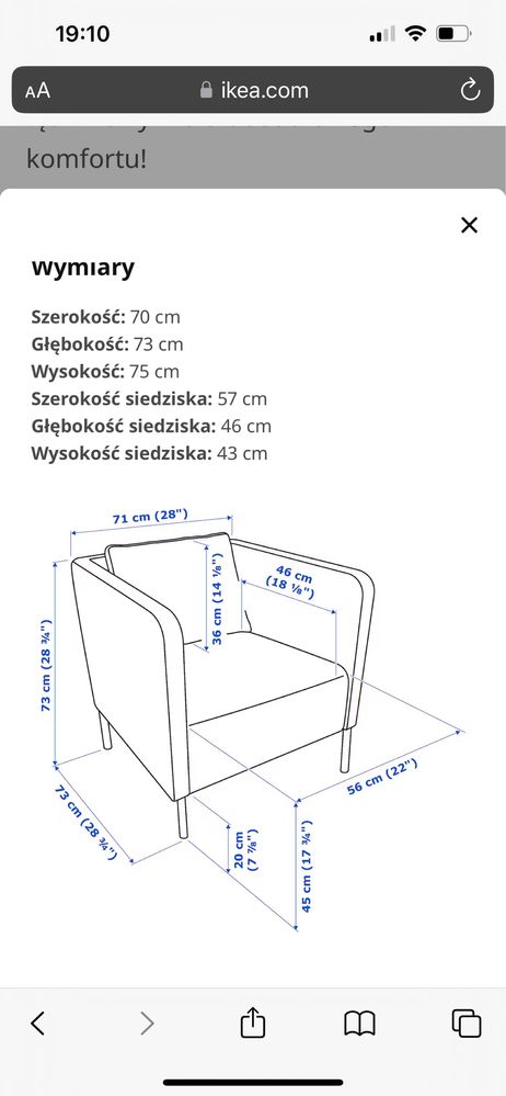 Fotel Ekero Ikea