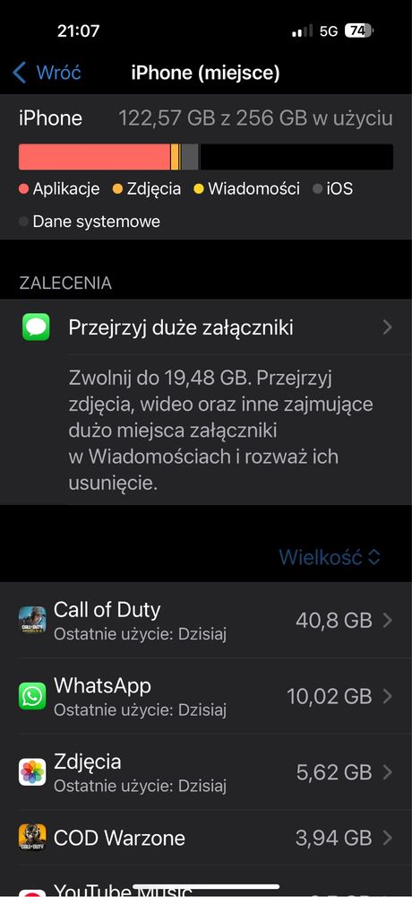 Iphone 16 pro max 256 zamiana na pro 512