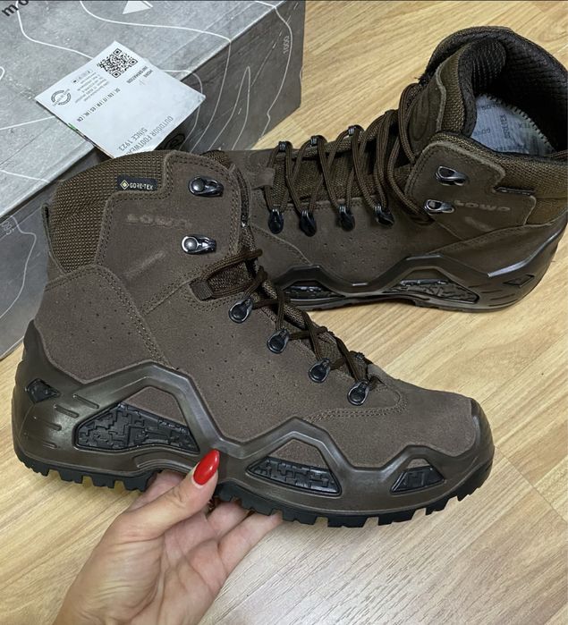 Знижка! 41р. Берці ОРИГІНАЛ ботінки Lowa Z-6S GTX C Mid TF Dark Brown