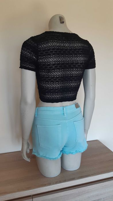 Koronkowy cropTop S/M TopShop