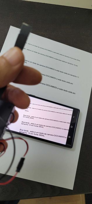 Camera minuscula mini pequena p/ ver documentos Auricular oculto exame