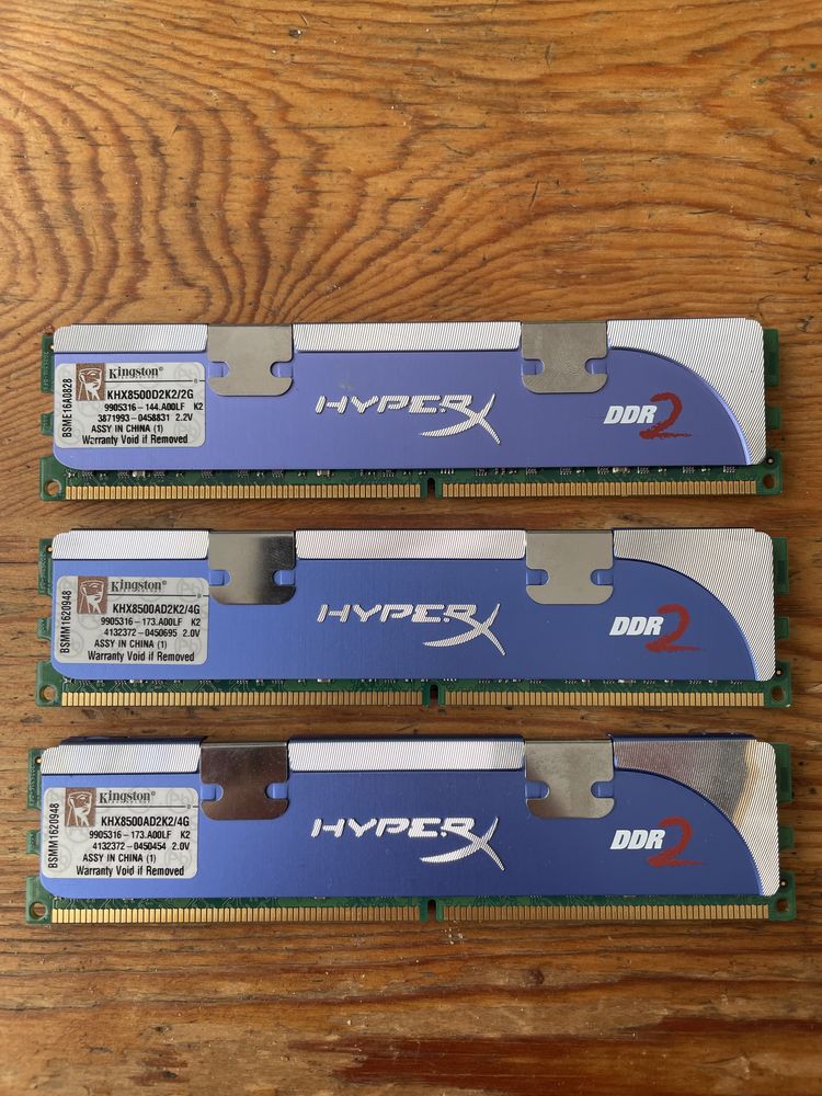 Pamięć Kingston HyperX, DDR2, 2 GB, 1066MHz  (KHX8500D2K2/2G)