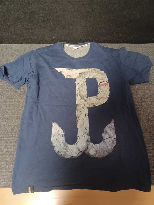 Koszulka patriotyczna Red is Bad Kotwica Kamień XXL 2XL