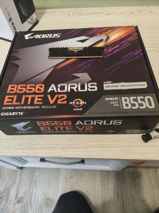 Zestaw MSI MAG VAMPIRIC 011C, Gigabyte B550 Aorus Elite v2 i wiecej