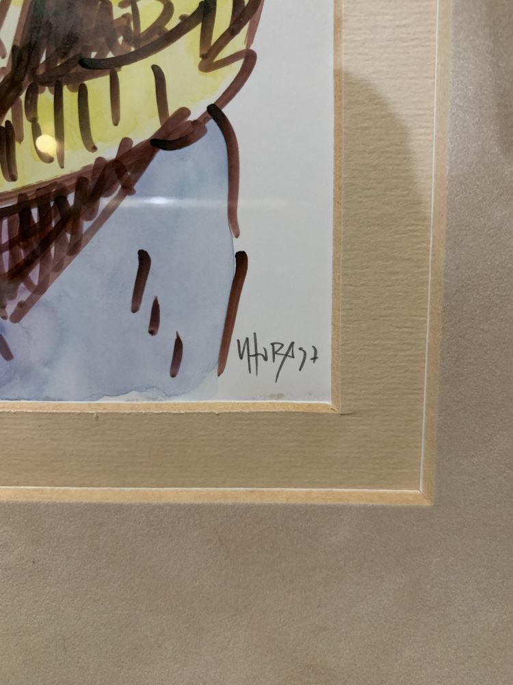 Original oleo sobre tela Roberio Chora
