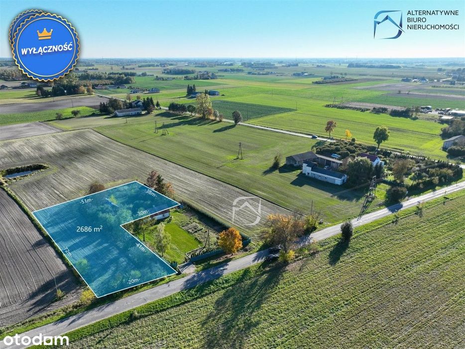 Ustawne działki budowlane Zezulin Pierwszy,Ludwin