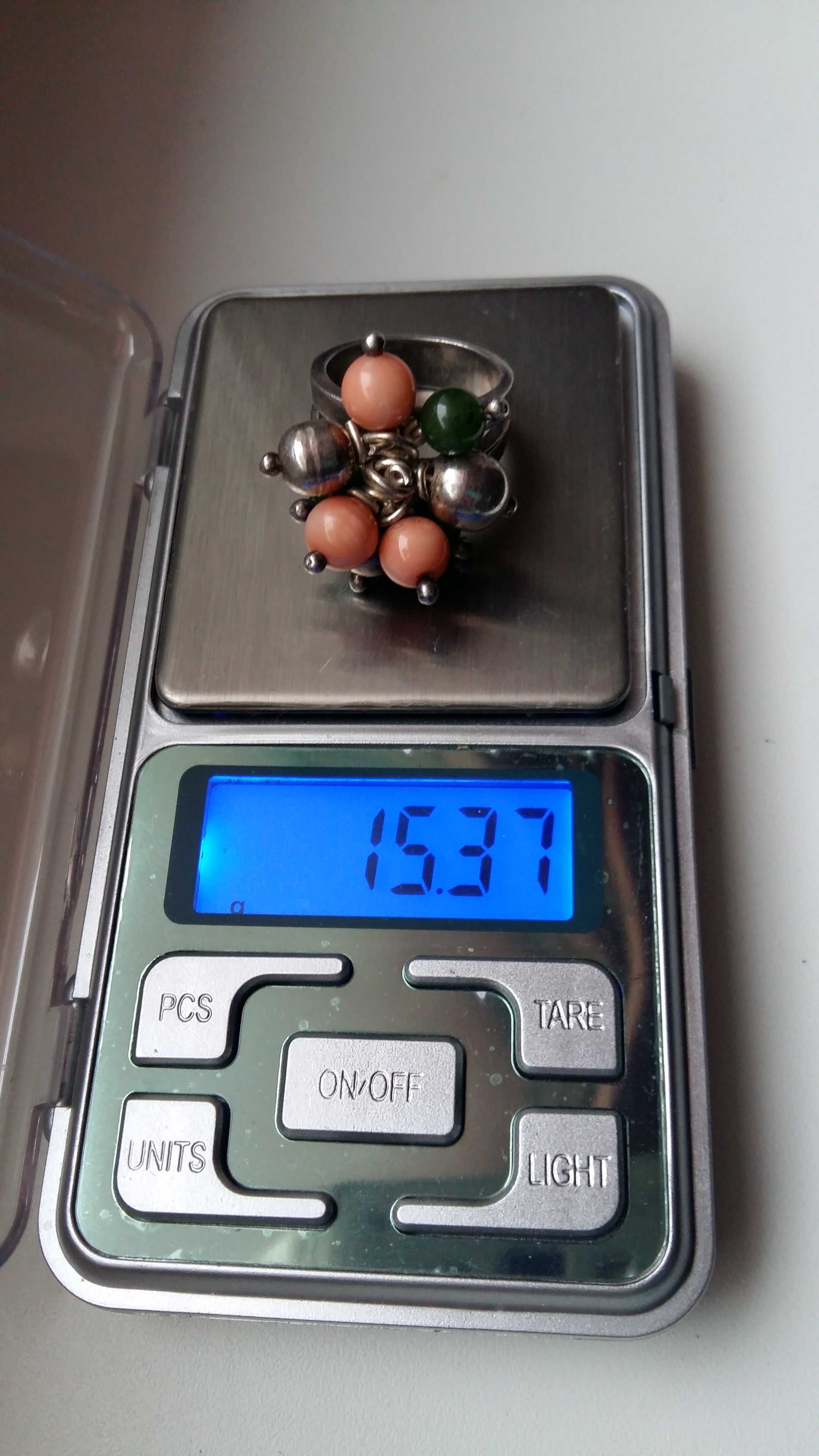 Pierścionek-sygnet Warmet średnica 18 mm srebro 925 monogram GE.
