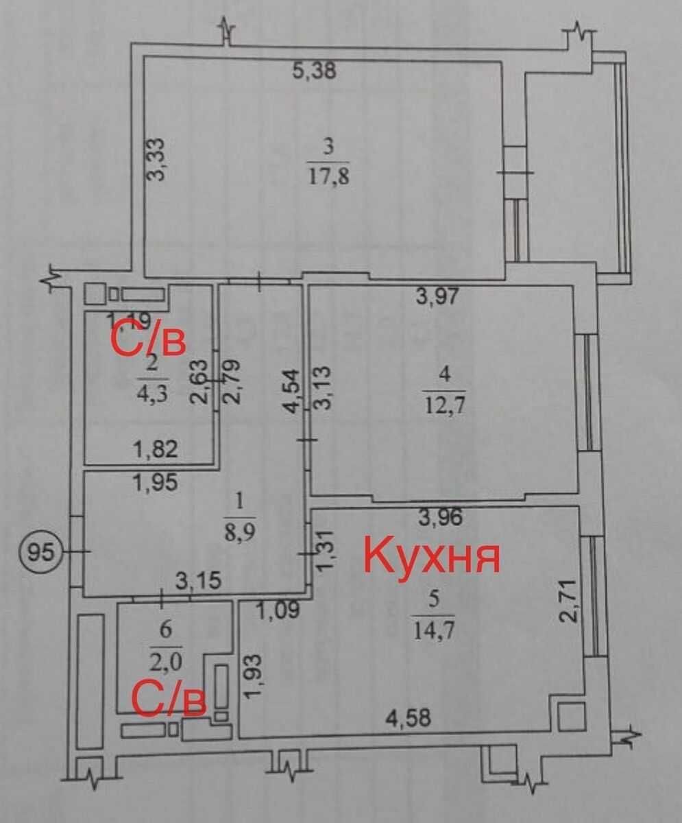 Є оселя! Є відновлення! 2-к квартира ЖК Озерний Гай  85000