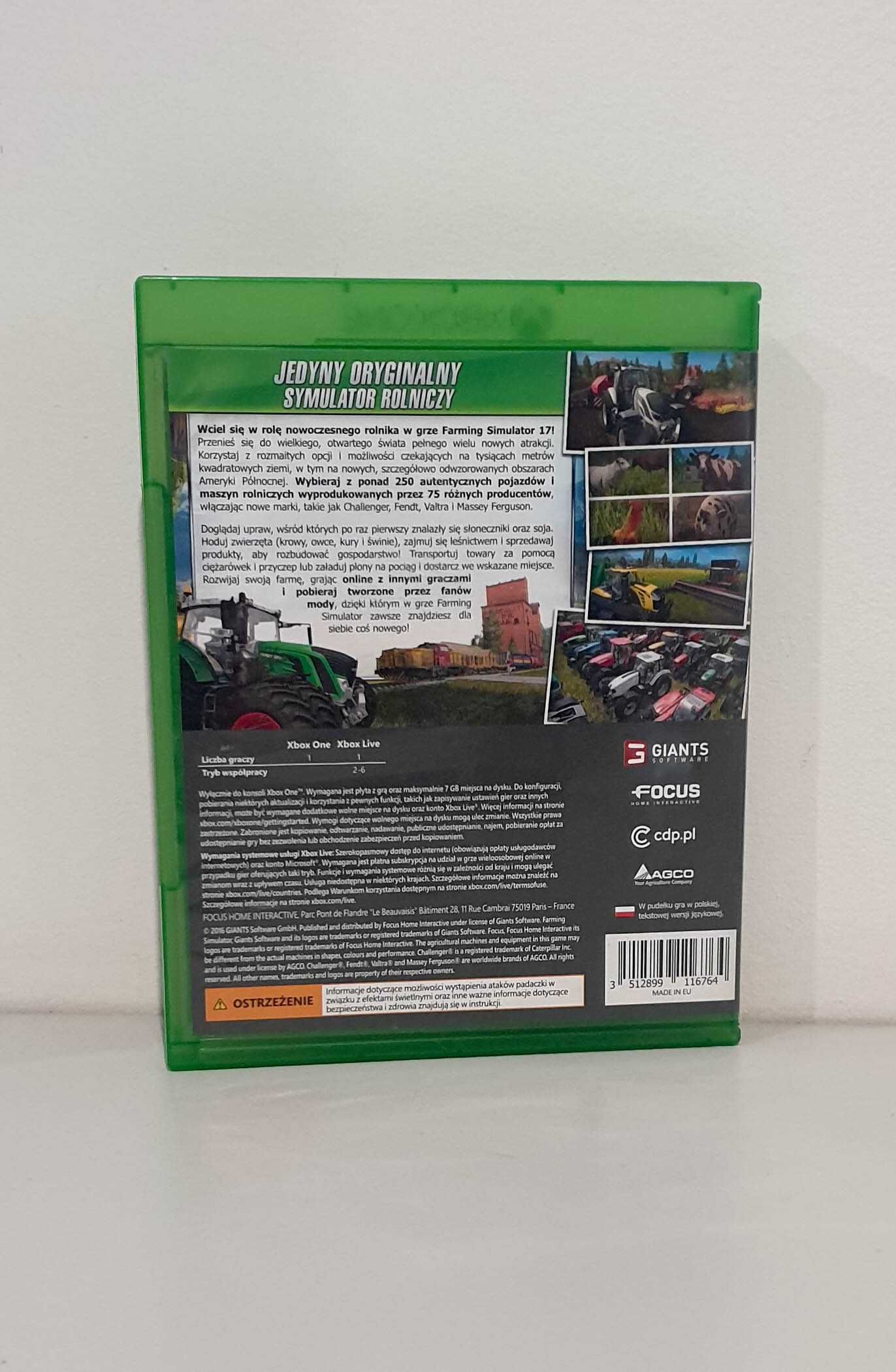 Gra Farming Simulator 17 3xPL XBox ONE Wyd PL