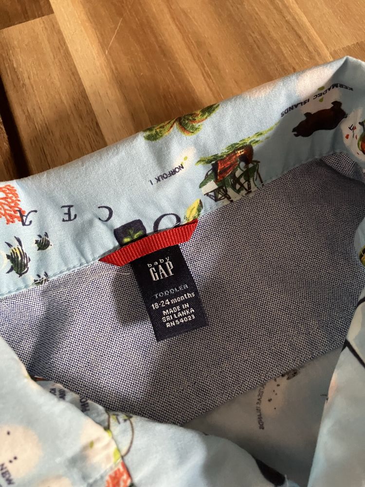Koszula hawajska Baby Gap na 2 lata / 18-24 miesiące