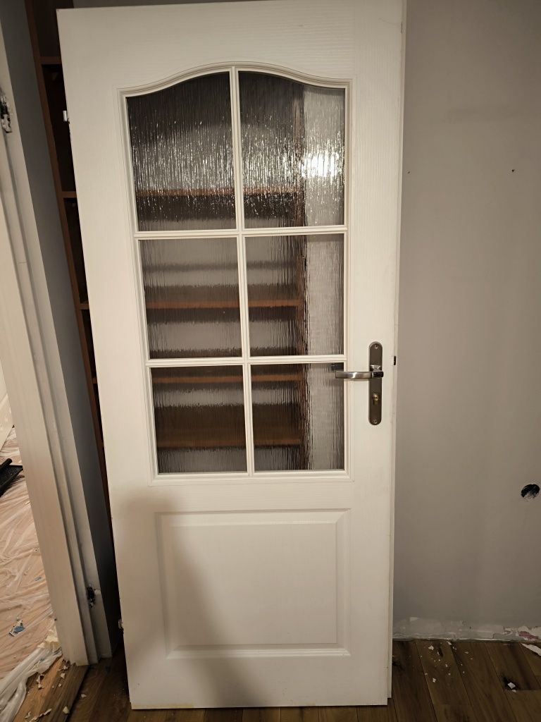 Drzwi wewnętrzne białe 80 cm