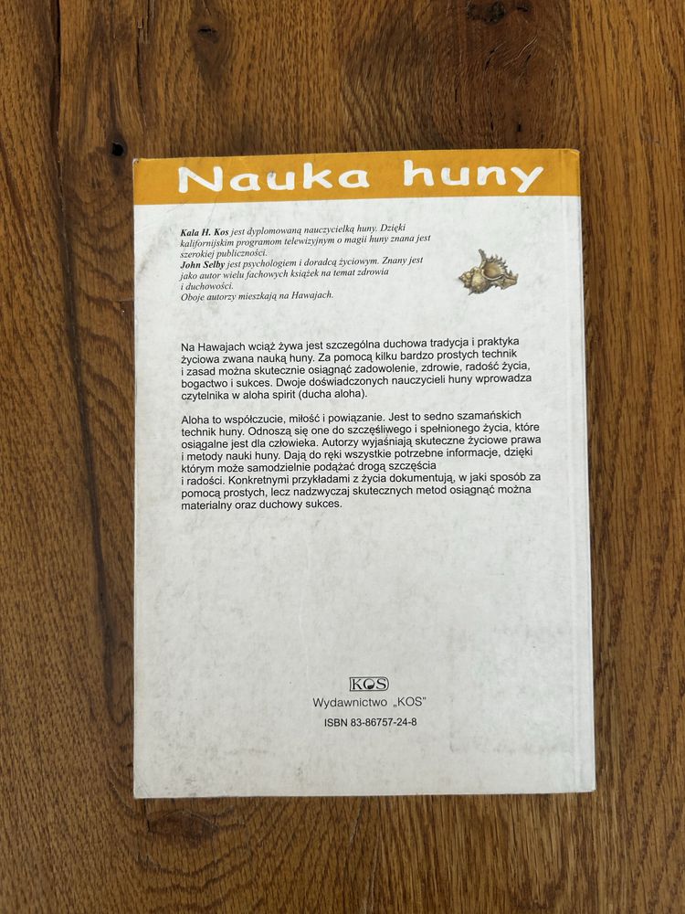 Książka „Moc aloha i wiedza huny”