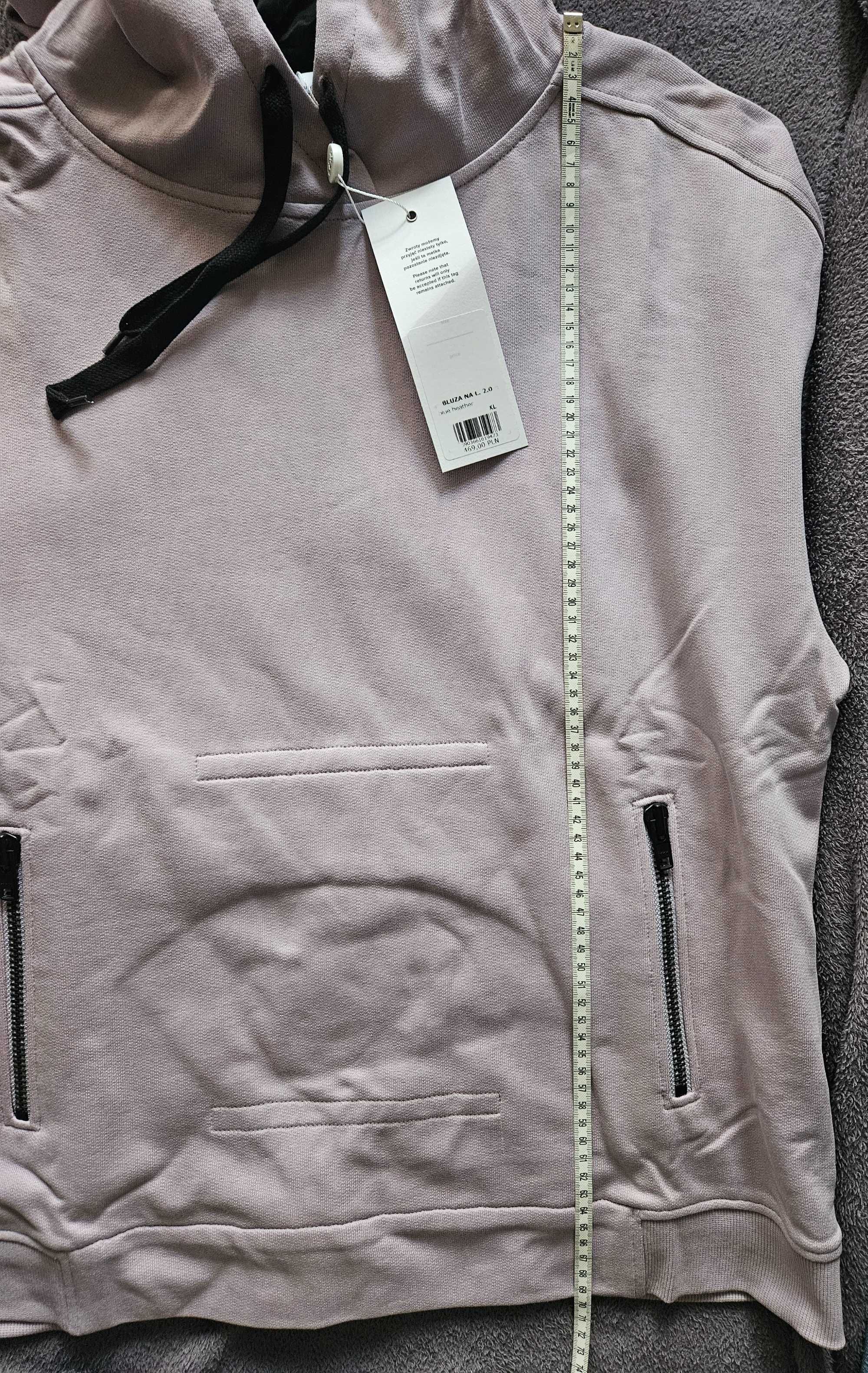 Nowa Bluza damska RISK made in Warsaw Luz Bluz XL liliowa z metkami